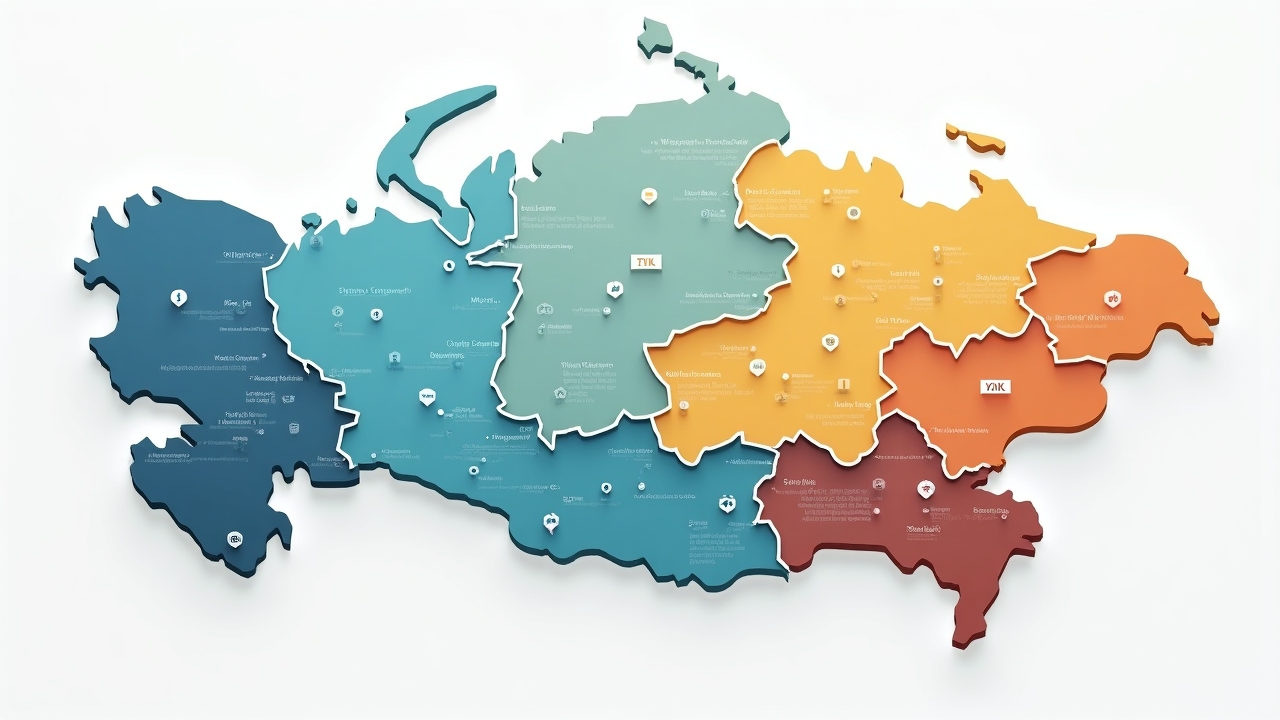 Карта регионов Казахстана